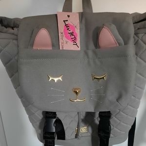 Betsey johnson cat backpack